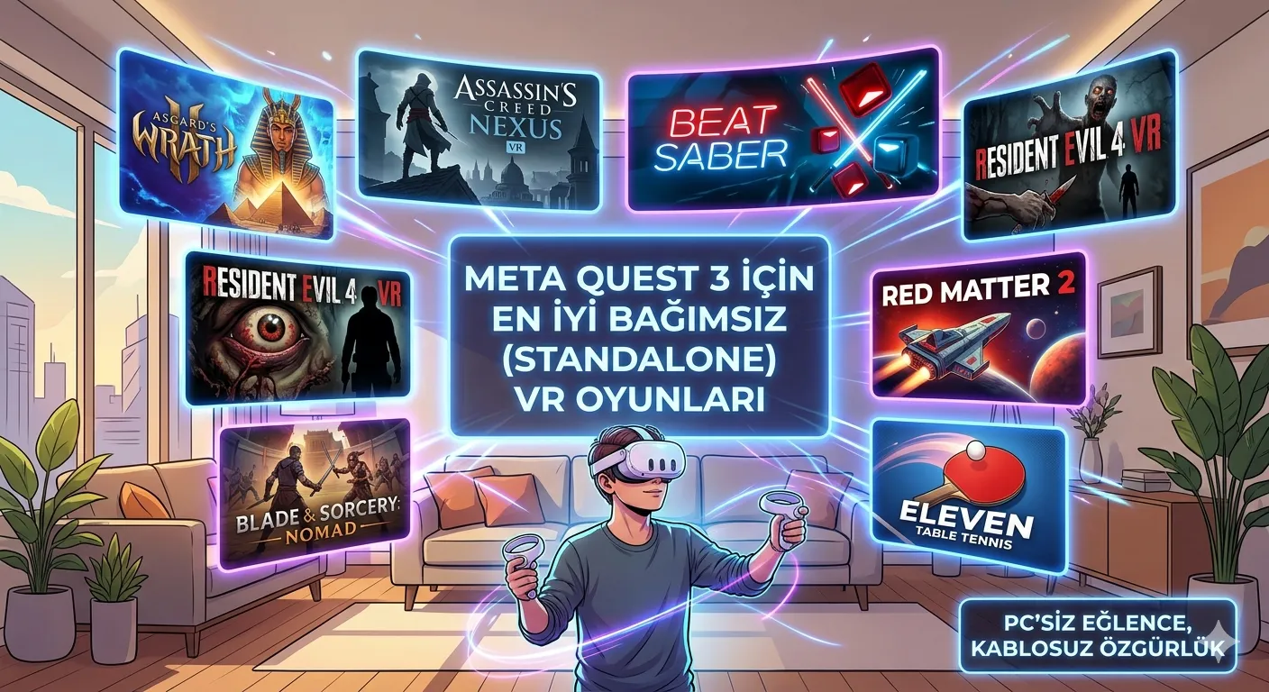 Bilgisayarsız Oynanabilen En İyi Bağımsız (Standalone) VR Oyunları