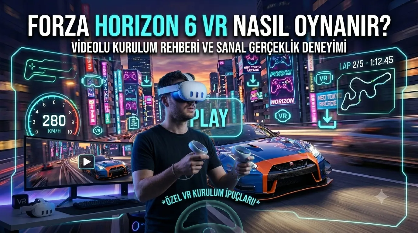Forza Horizon 6 VR Nasıl Oynanır? Videolu Kurulum Rehberi ve Sanal Gerçeklik Deneyimi