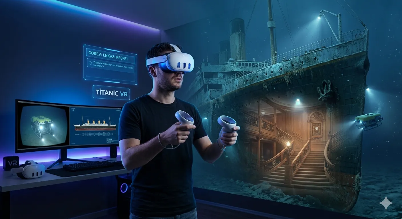 Zamanı Durduran Bir Dalış: Titanic VR ile 3800 Metre Derine Yolculuk